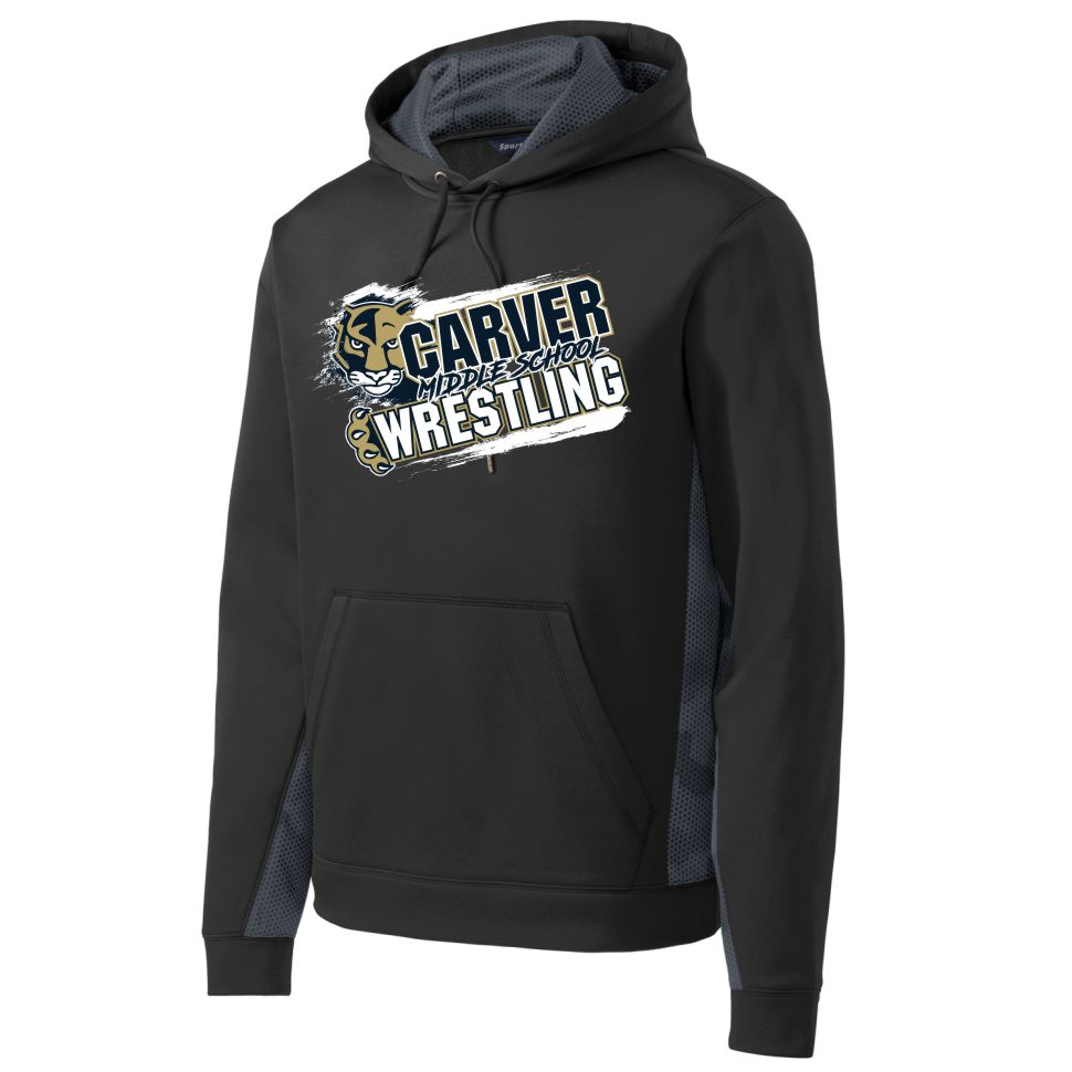 Carver Wrestling | Colorblock Hoodie | A393