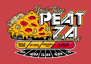 Chasing the Trilogy | Red Pizza T-Shirt | A199