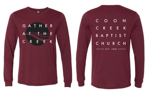 Coon Creek Baptist Church | "Gather" Long Sleeve T-Shirt | A388
