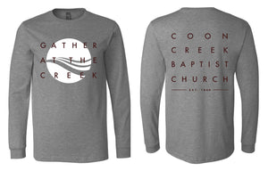 Coon Creek Baptist Church | "Gather" Long Sleeve T-Shirt | A388