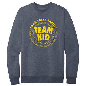 Coon Creek Baptist Church | "TeamKID" Crewneck | A388