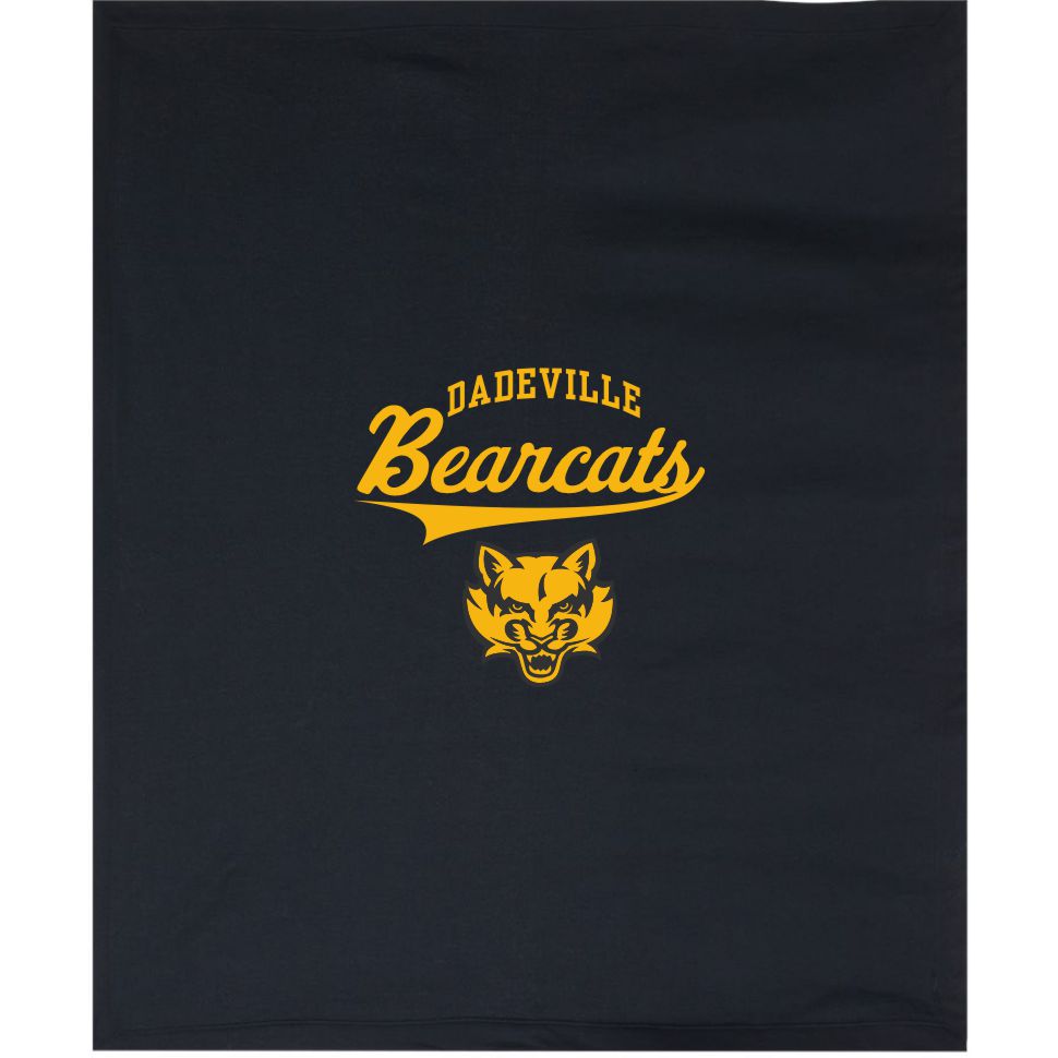 Dadeville Bearcat Blanket | 18900 - Heavy Blend Fleece Stadium Blanket