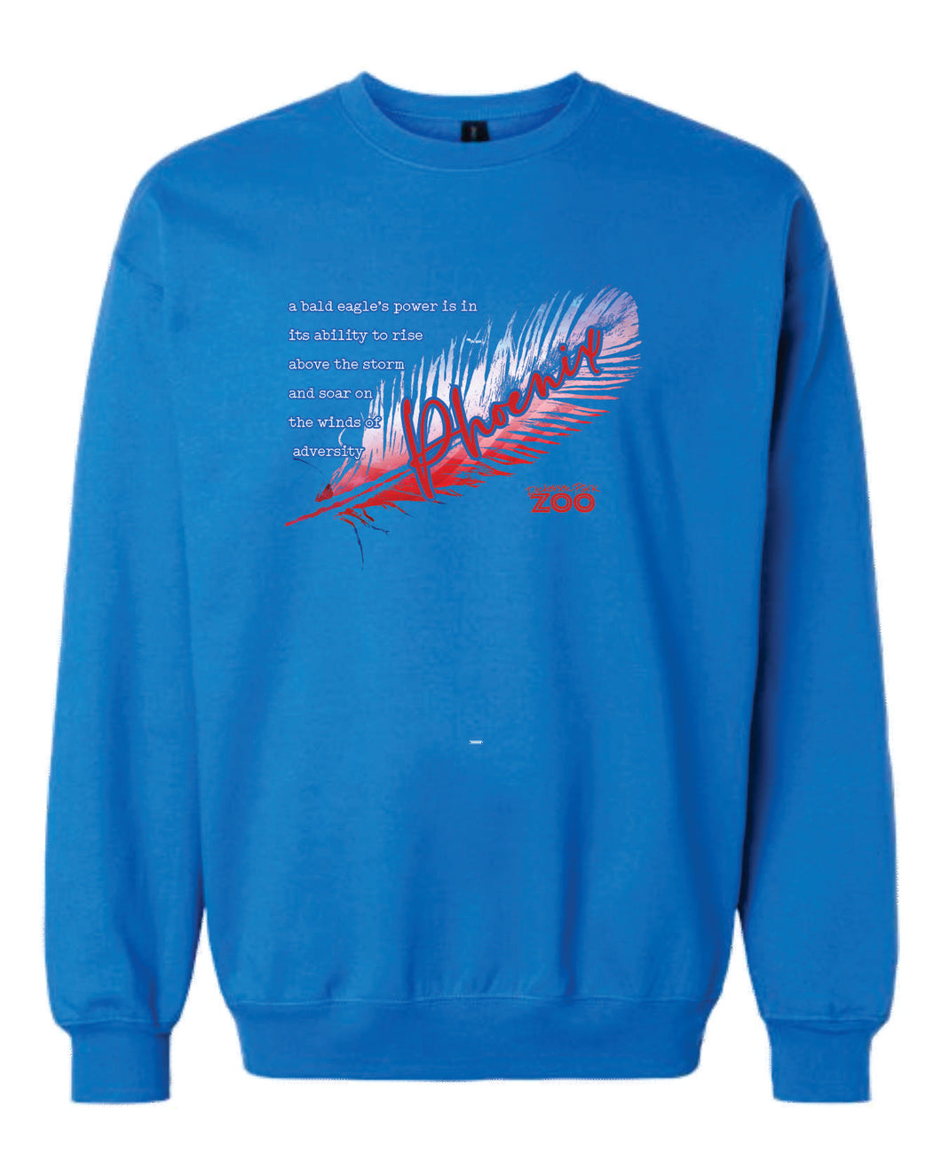 Dickerson Park Zoo | Red White Blue Crewneck Sweatshirt | A520