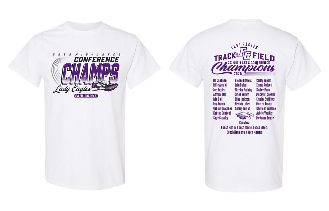 Fair Grove Track and Field | GIRLS Conference Champ T-Shirt | A248