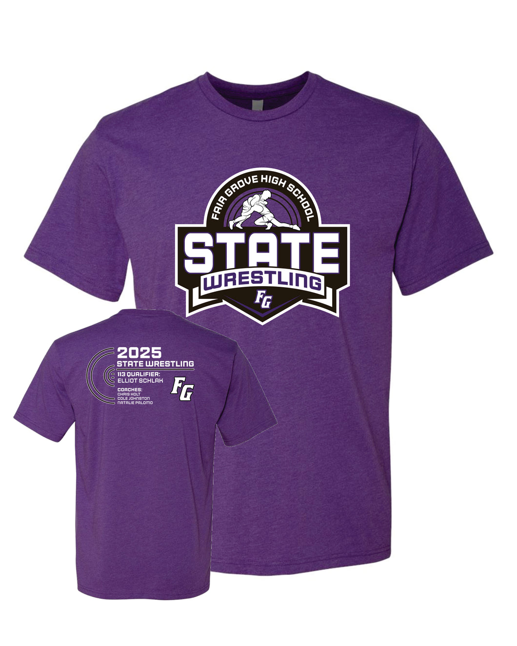 Fair Grove High School Wrestling | T-Shirt | A220