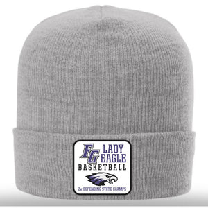 Fair Grove Lady Eagle Basketball | Cuffed Beanie | Grey | A150