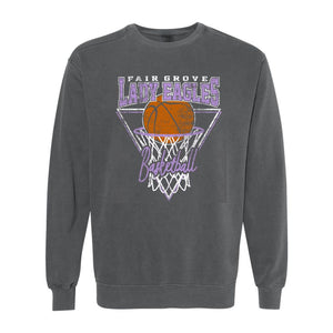 Fair Grove Lady Eagle Basketball | Comfort Color Crewneck | A150