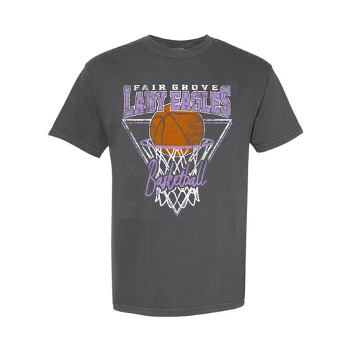 Fair Grove Lady Eagle Basketball | Comfort Color Tee | A150