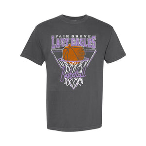 Fair Grove Lady Eagle Basketball | Comfort Color Tee | A150