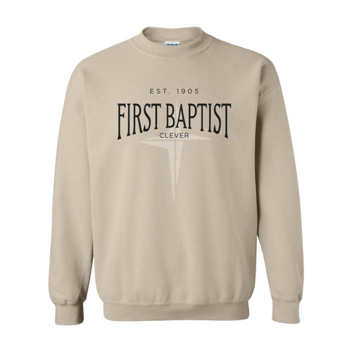 First Baptist Clever | Crewneck Sweatshirt | A299