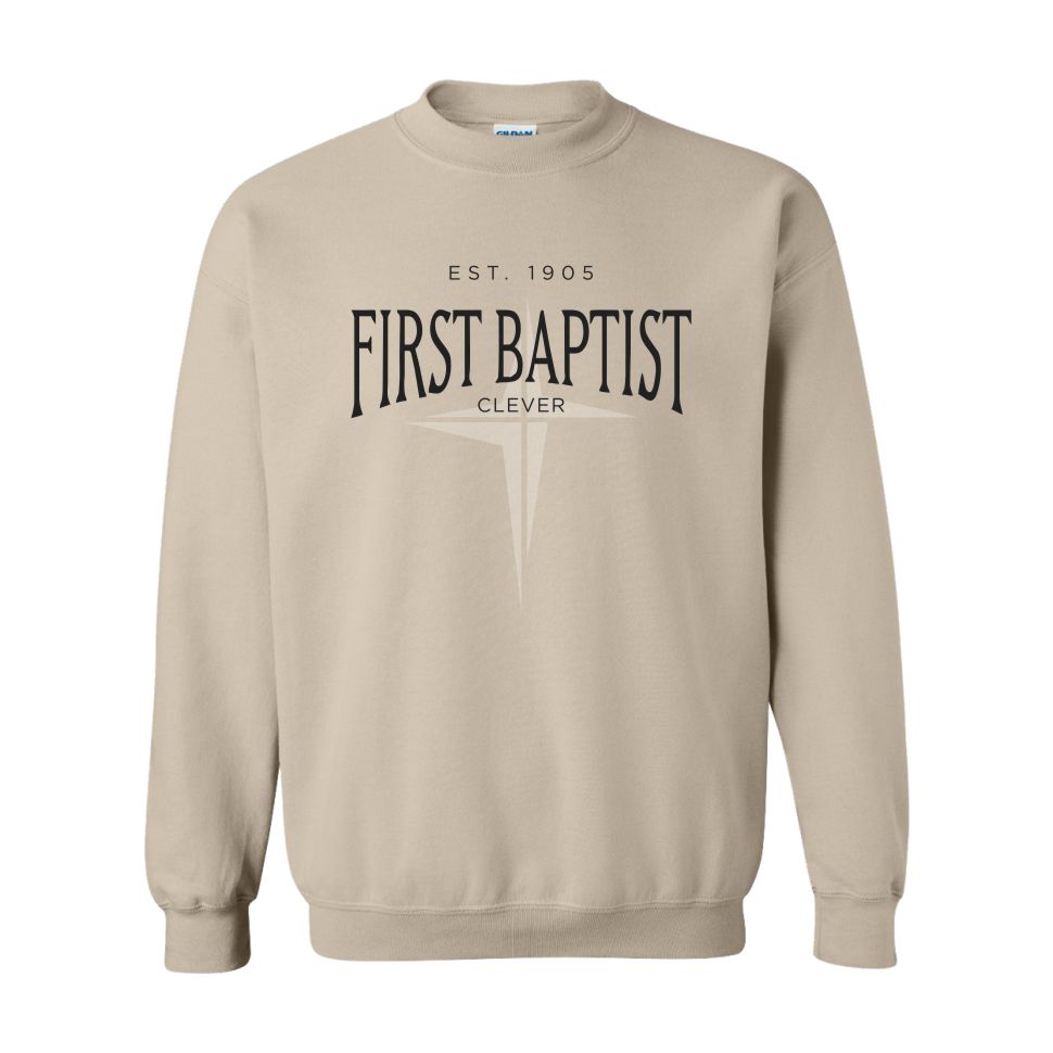 First Baptist Clever | Crewneck Sweatshirt | A299