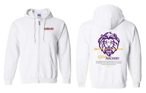 Gloria Deo Academy - Archery | Full-Zip Hoodie | A186