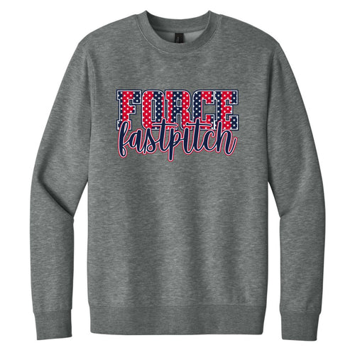 FORCE Fastpitch Softball | Fleece Crewneck | A515