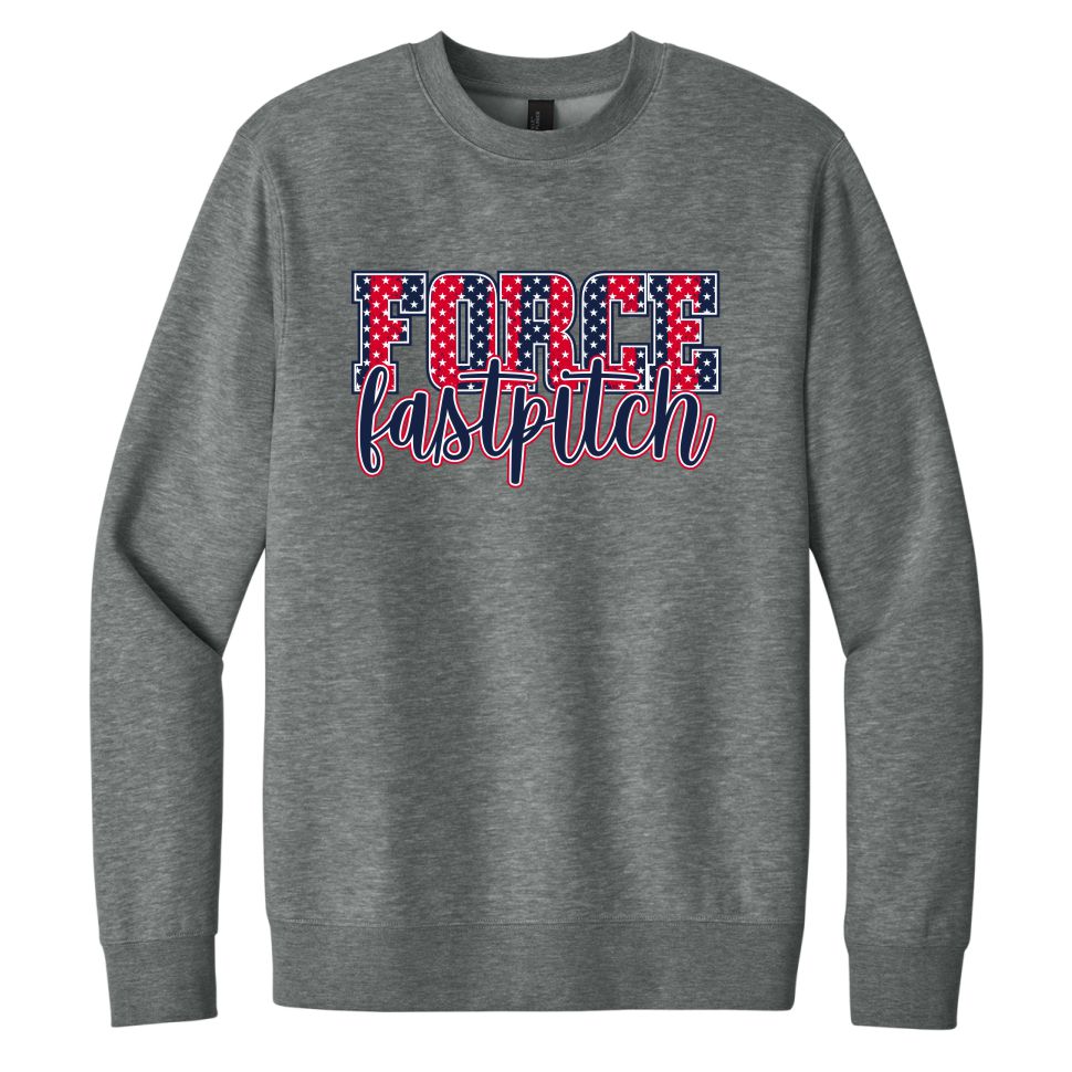 FORCE Fastpitch Softball | Fleece Crewneck | A515