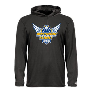 Missouri Flight | Hooded Long Sleeve T-Shirt | A209b