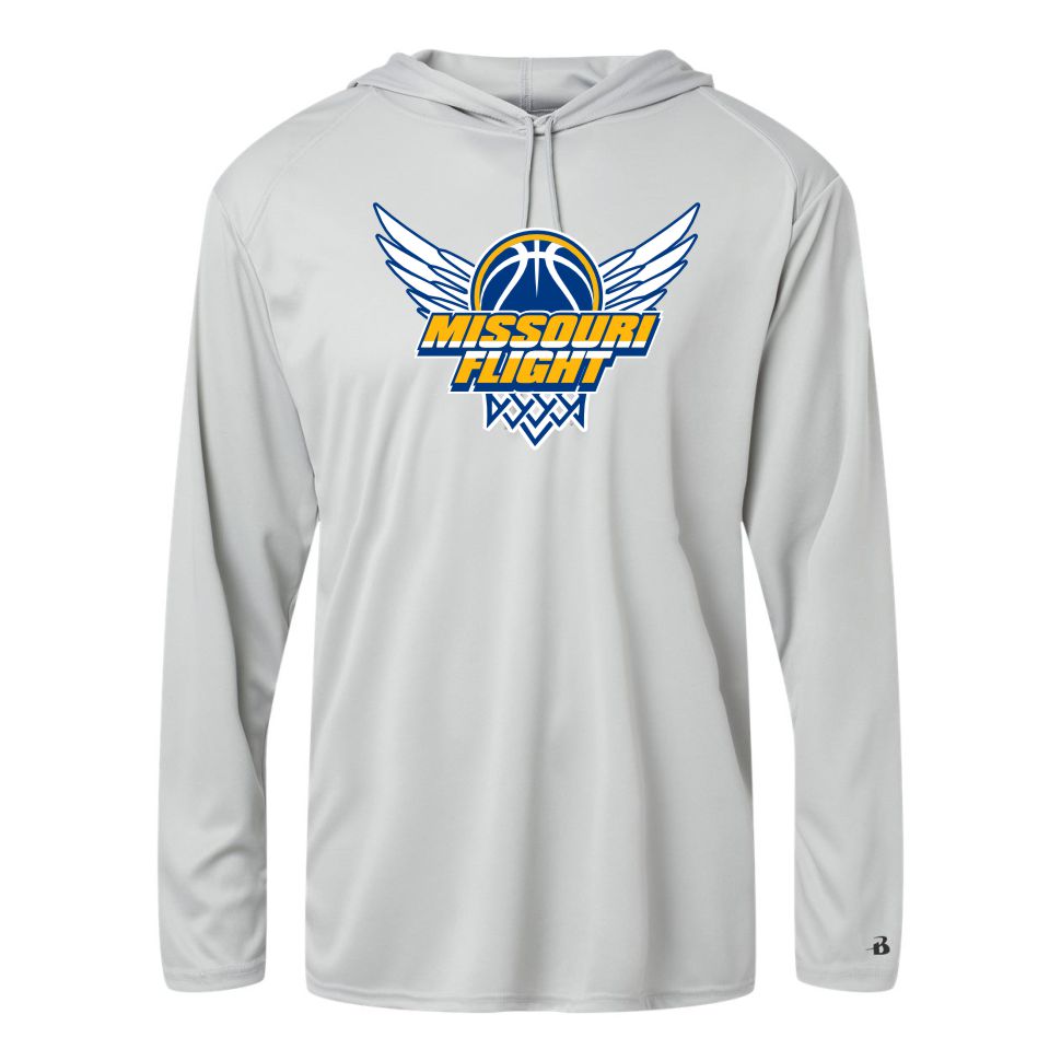 Missouri Flight | Hooded Long Sleeve T-Shirt | A209b