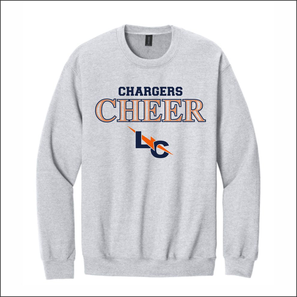 Lighthouse Chargers Basketball | Cheer Midweight Crewneck | A521