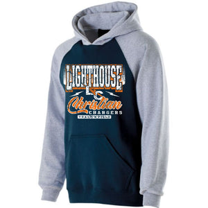 Chargers Fan Gear "Script" | Youth Banner Hoodie | A224