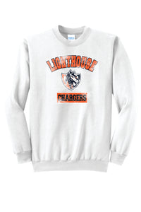 Lighthouse Chargers Basketball Fanwear | Block Crewneck | A174