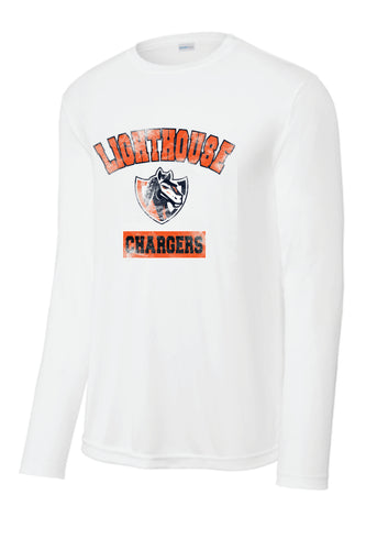 Lighthouse Chargers Basketball Fanwear | Block Competitor Long Sleeve T-Shirt | A174