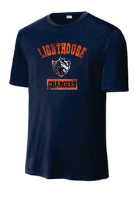 Lighthouse Chargers Basketball Fanwear | Block Competitor T-Shirt | A174