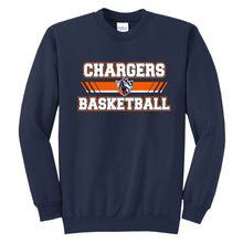 Lighthouse Chargers Basketball Fanwear | Diagonal Lines Crewneck | A174