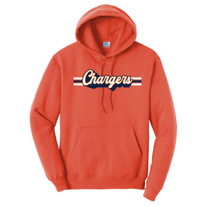 Lighthouse Chargers Basketball Fanwear | Retro Stripes Hoodie | A174