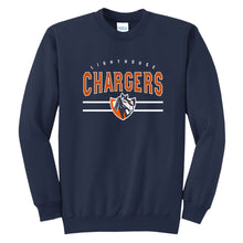 Lighthouse Chargers Basketball Fanwear | Warhorse Lines Crewneck | A174