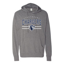 Lighthouse Chargers Basketball Fanwear | Warhorse Lines Lightweight Hooded T-Shirt | A174