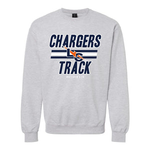 Chargers Track and Field Fan Wear "Lines" | Softstyle Crewneck | A224