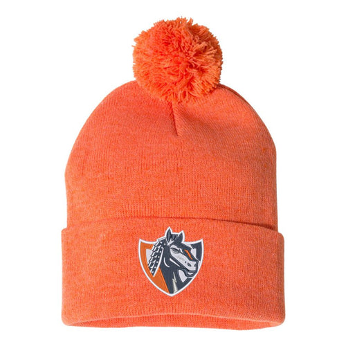 LC Chargers | Warhorse Hat | Pom-Pom Cuffed Beanie | A271