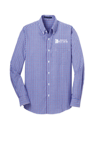 Second Harvest | Men's Long Sleeve Gingham Shirt | A534