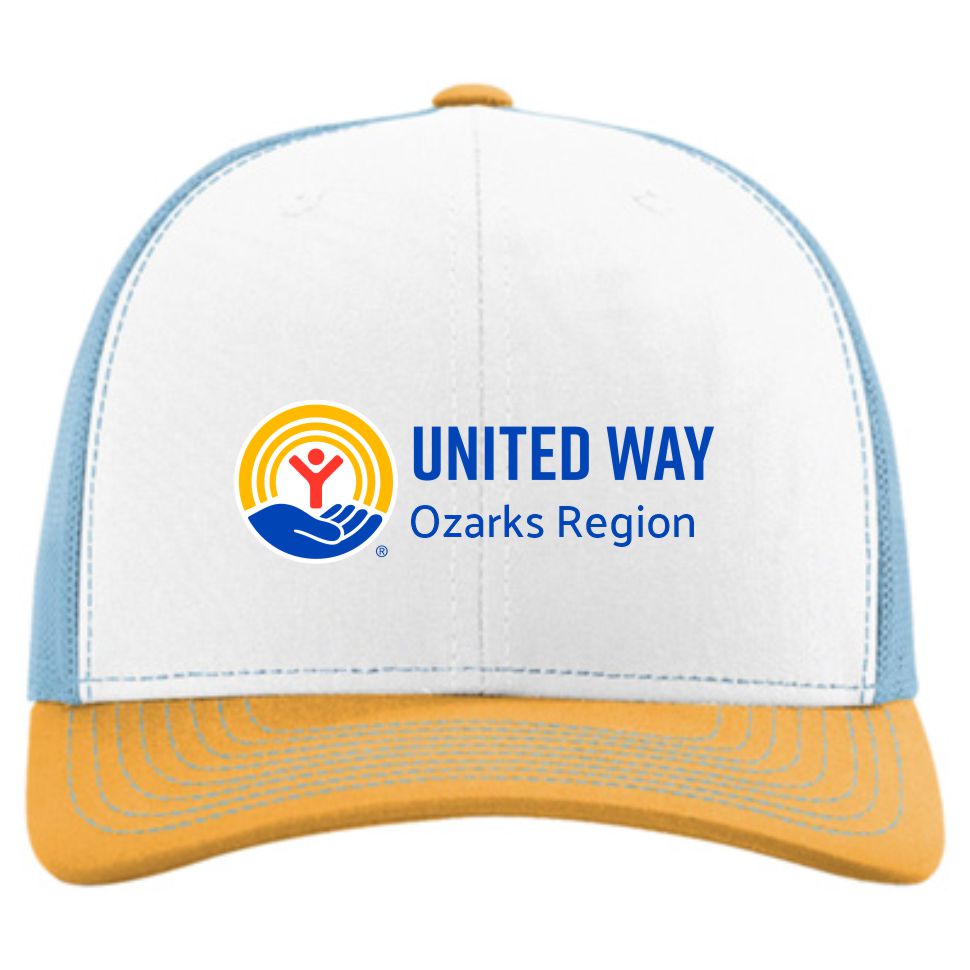 United Way Ozarks Region | Snapback Trucker Cap | A528