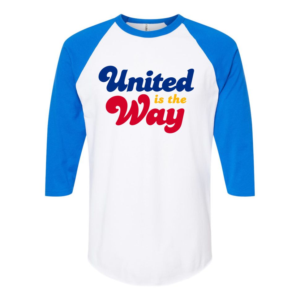 United Way Ozarks Region | Raglan T-Shirt Full Color Logo | A528