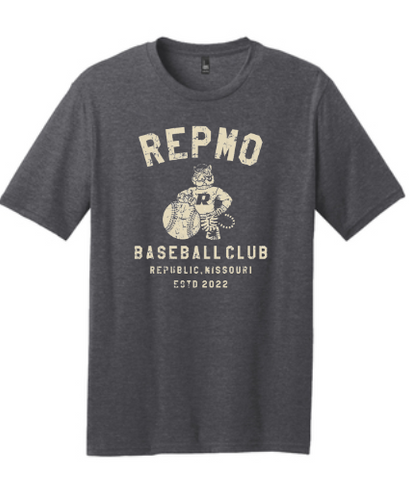 Repmo Baseball Club 2024 | Repmo Vintage Tiger | DM108 District SOFT t-shirt