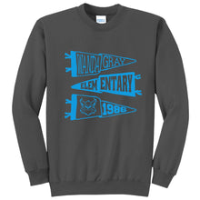 Wanda Gray Elementary | Pennant Crewneck Sweatshirt | A739