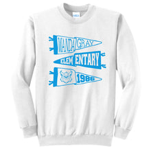 Wanda Gray Elementary | Pennant Crewneck Sweatshirt | A739